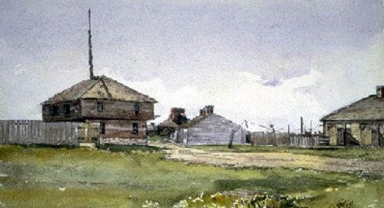 Fort York was sacked twice by the Americans during the War of 1812 (courtesy Library and Archives Canada/C-40091).